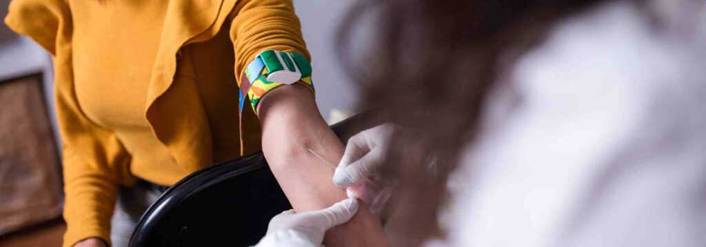 Book a blood test in Chelsea.